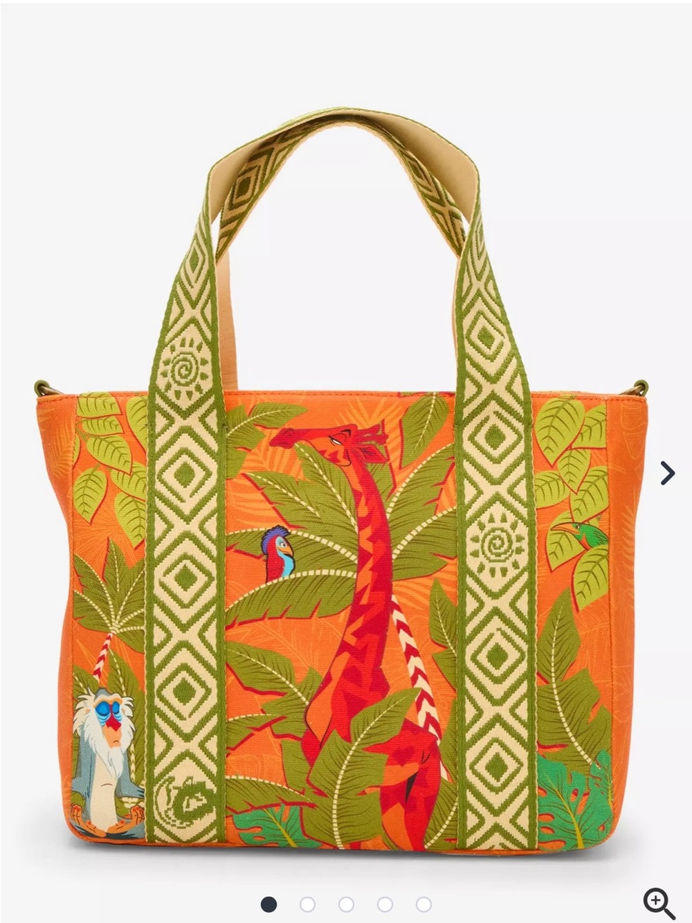 Loungefly Disney The Lion King Animals Printed Crossbody Tote Bag - Exclusive